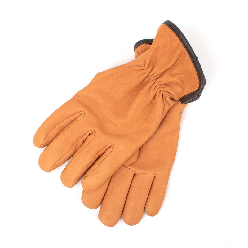 Geier Merino Lined Deerskin Gloves – Saddle