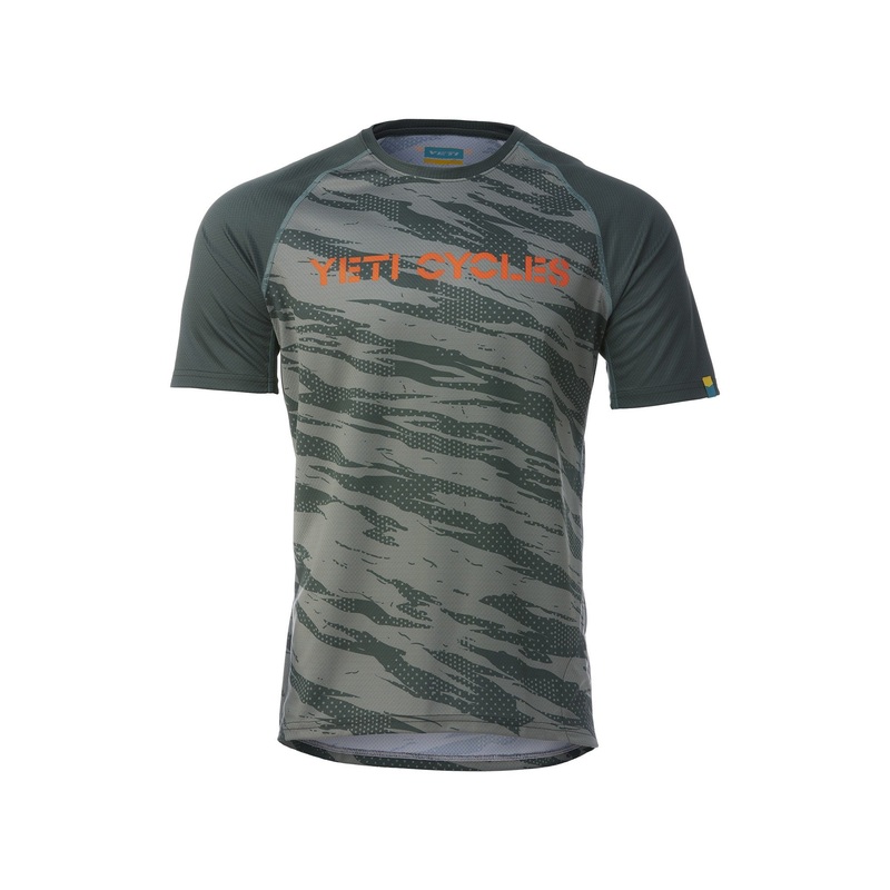 Yeti Longhorn Short Sleeve Jersey Jungle Camo
