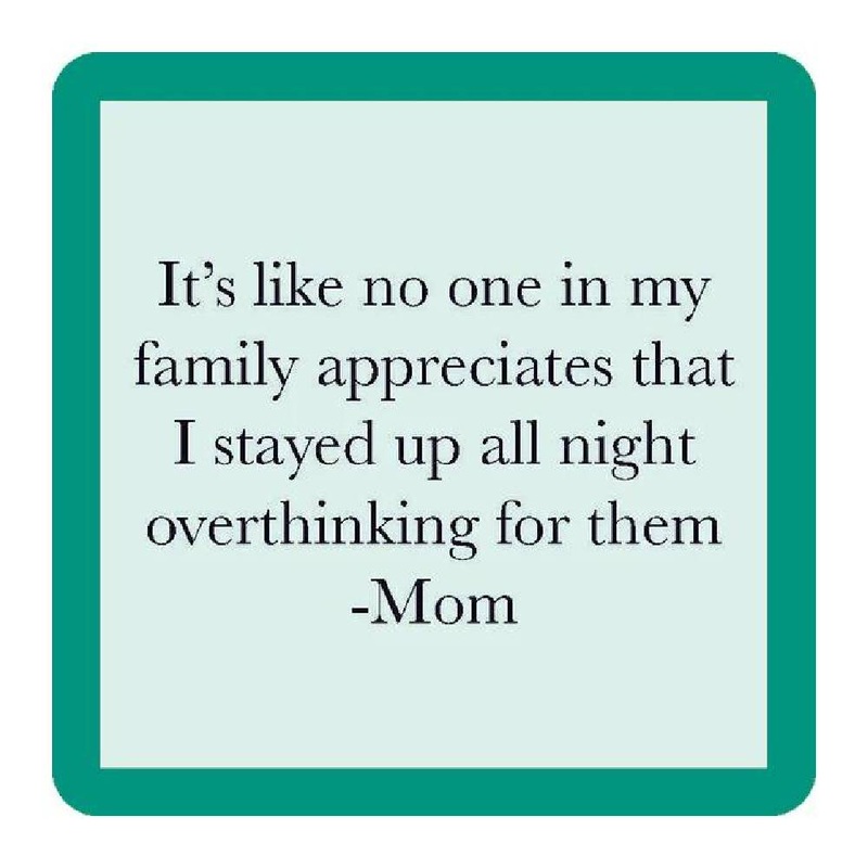 Overthink Mom Coaster