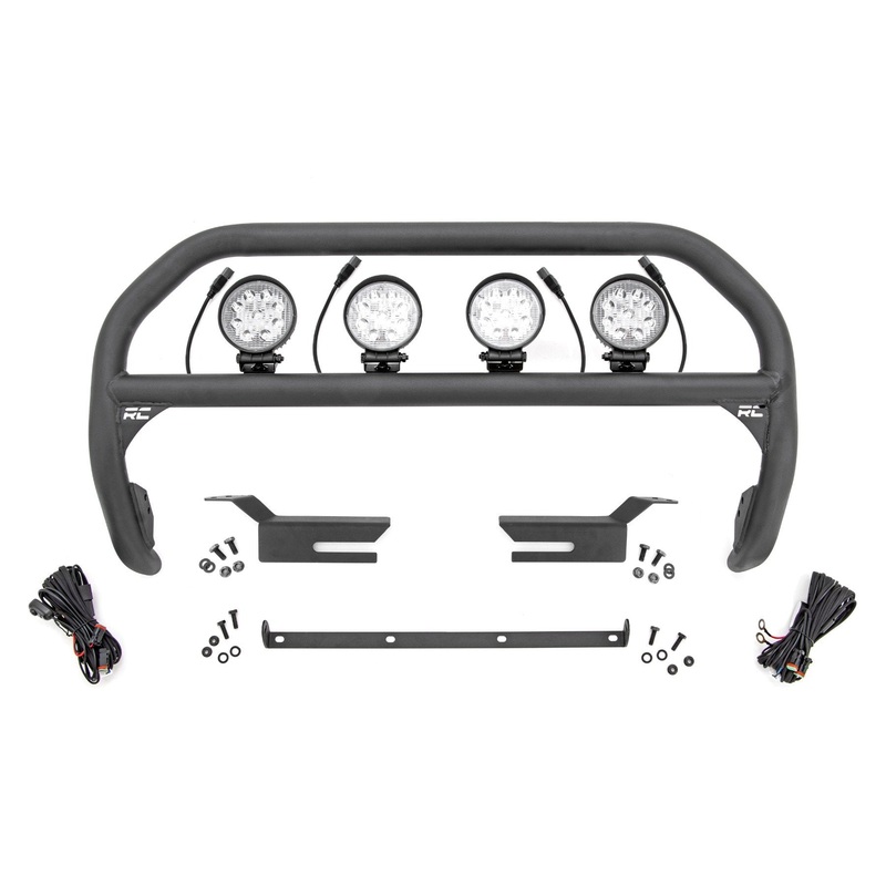 Rough Country | Nudge Bar | 4 Inch Round Led (x4) | Ford Bronco 4WD (2021-2025) | 51049