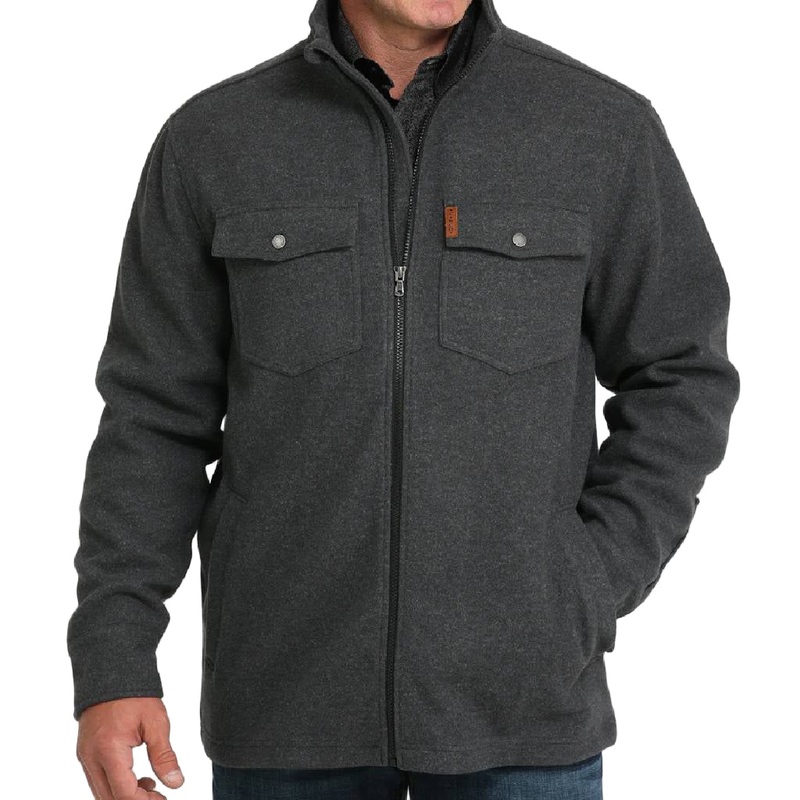 Cinch Men’s Charcoal Shirt Jacket