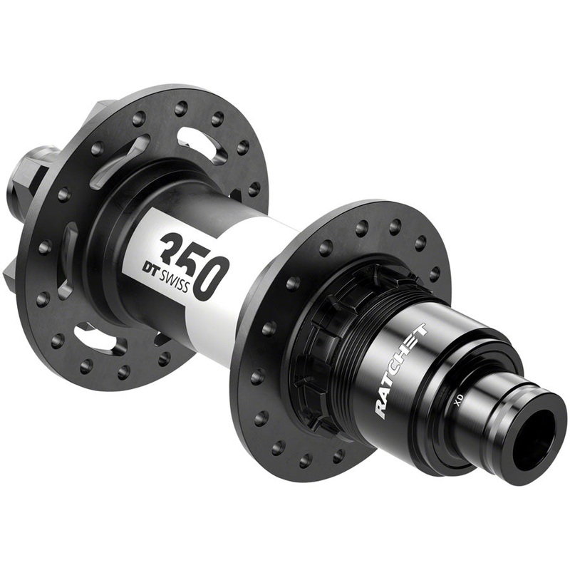 DT Swiss 350 Rear Hub – 12 x 148mm, 6-Bolt, XD, Black, 32H, 36pt