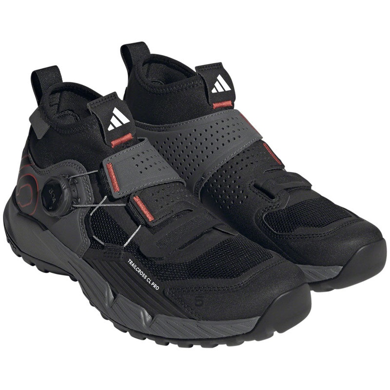 Five Ten Trailcross Pro Mountain Clipless Shoes – Women’s Gray Five/Core BLK/Red 8.5