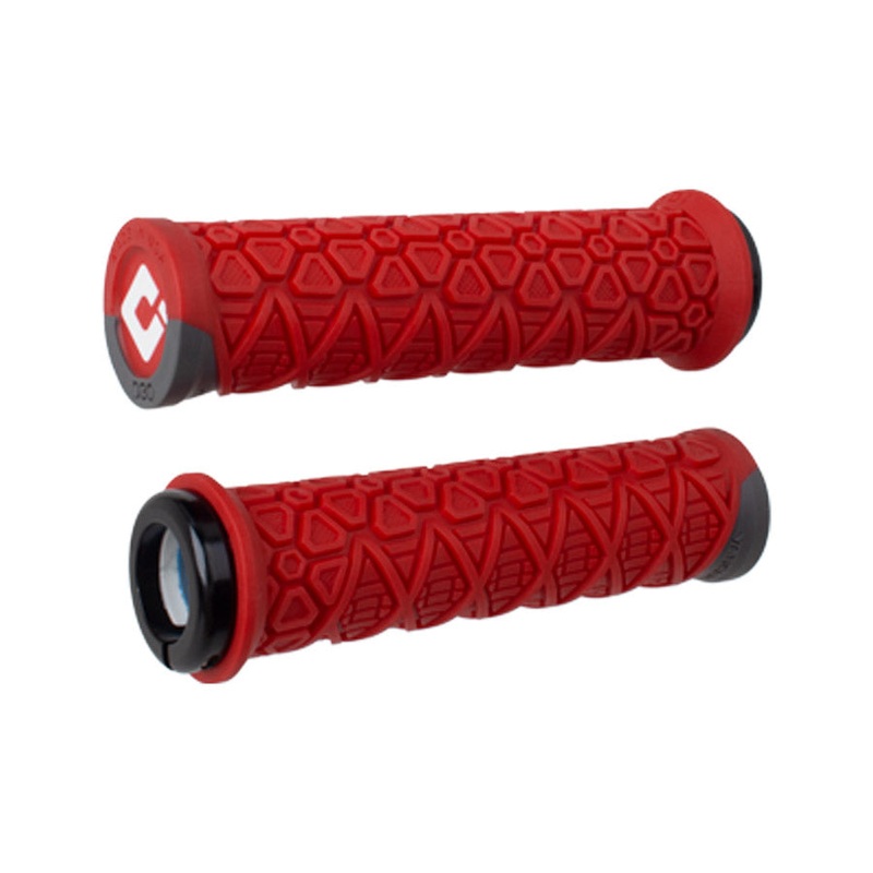 ODI Vanquish Grips – Red/Graphite Lock-On