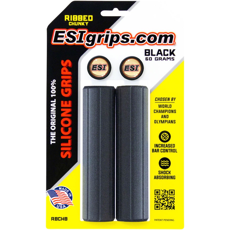 ESI Ribbed Chunky Grips – Black
