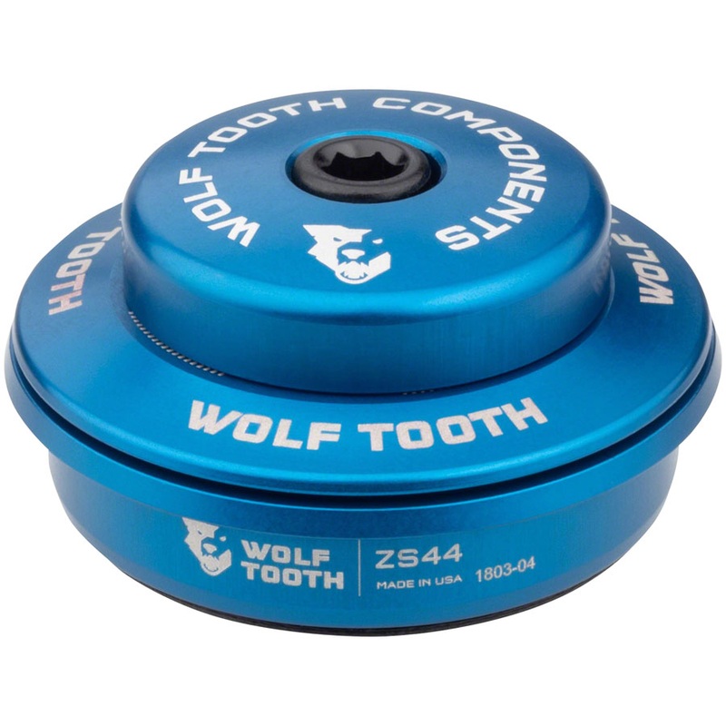 Wolf Tooth Performance Headset – ZS44/28.6 Upper, 6mm Stack, Blue