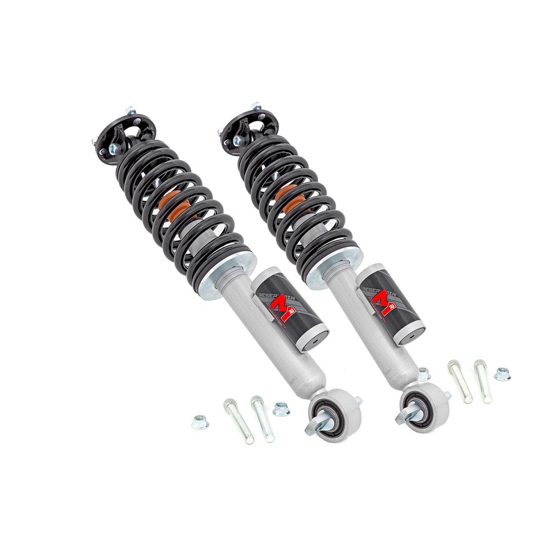 Rough Country | M1R Reservoir Loaded Struts | Adjustable Height | Front | 2 Inch | Ford Bronco (21-25) | 684043
