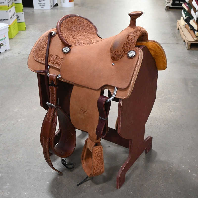 15″ CACTUS RELENTLESS TEAM ROPING SADDLE