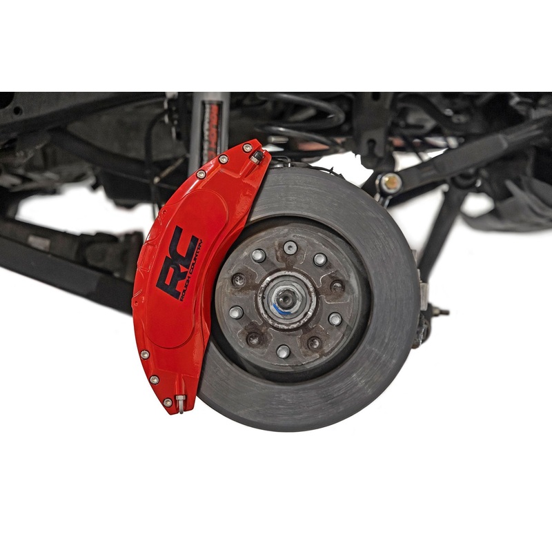 Rough Country | Caliper Covers | Front and Rear | Red | Jeep Gladiator JT 4WD (2020-2025) | 71142_A