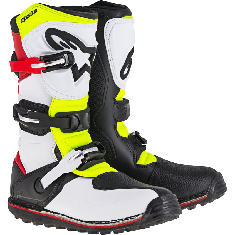 Tech T Boots White/Red/Yellow/Black Sz 05