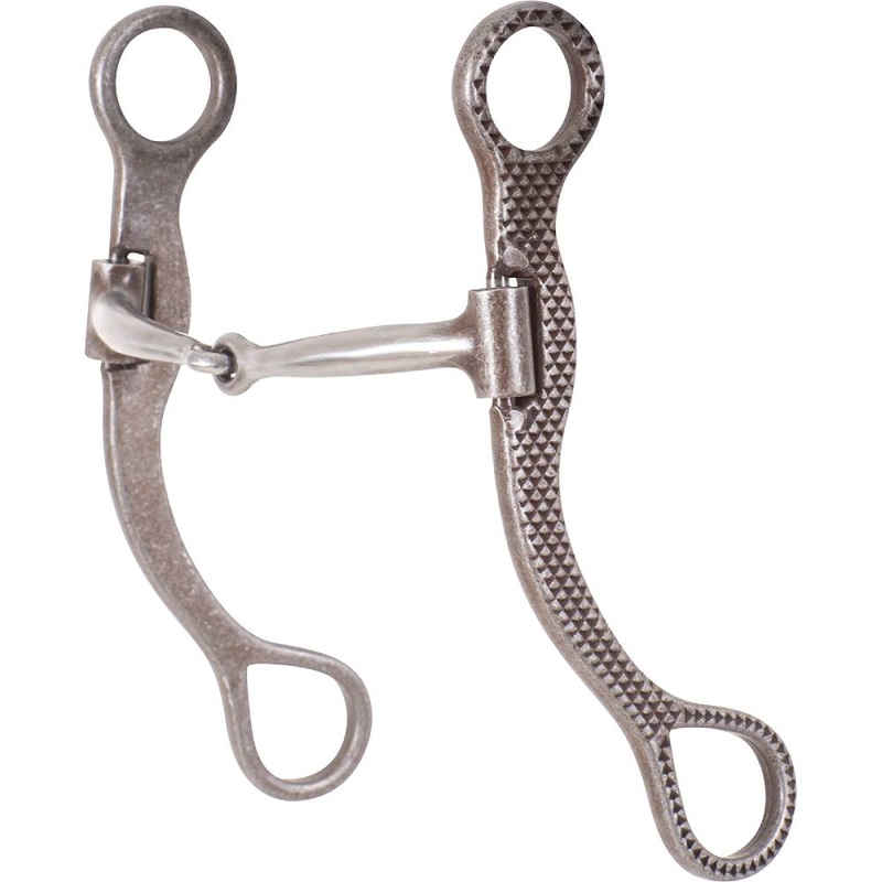 Classic Equine BitLogic 7-1/2″ Shank Rasp Design Snaffle Bit