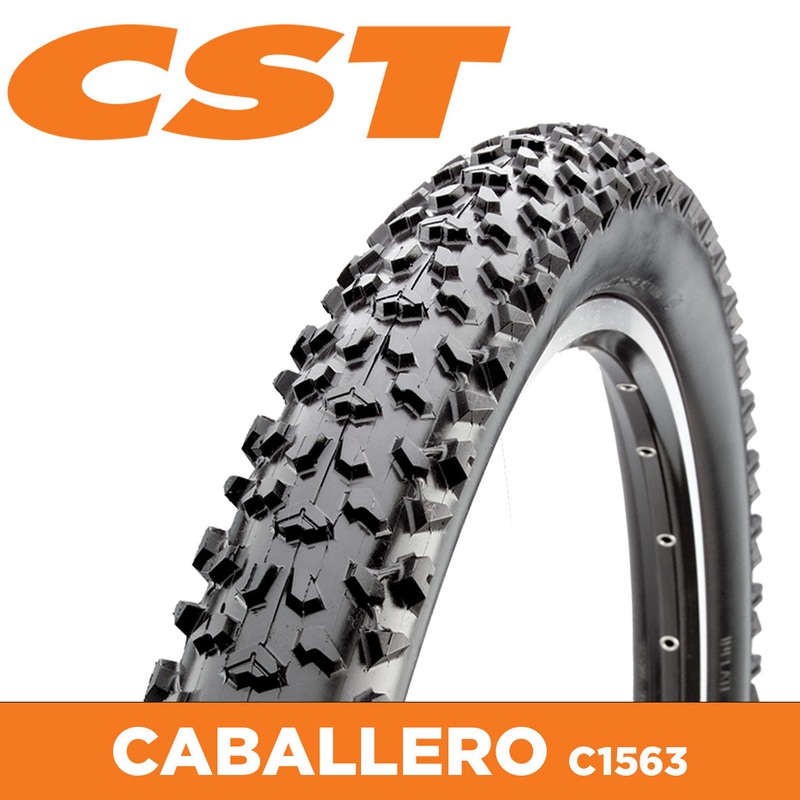 CST Tyre 1563 Caballero 26 x 2.25 – 27 TPI – Black