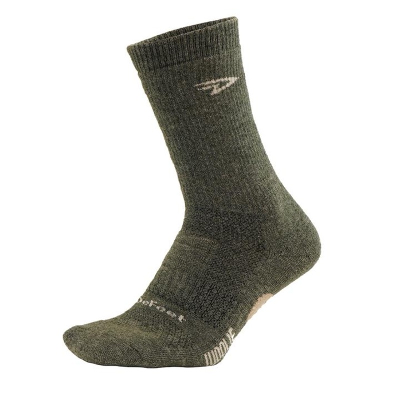 DeFeet Woolie Boolie Compass 6″ D-Logo Socks [FINAL SALE] Charcoal Gray