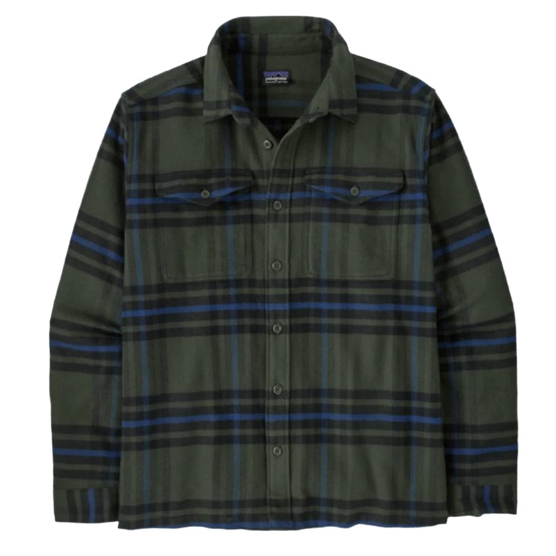 Patagonia Men’s Fjord Flannel Shirt – Old Growth Green