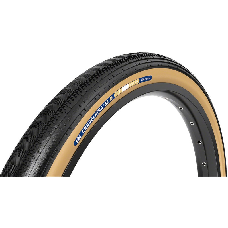 Panaracer GravelKing SS Plus Tire – 700 x 35 Tubeless Folding Black/Brown