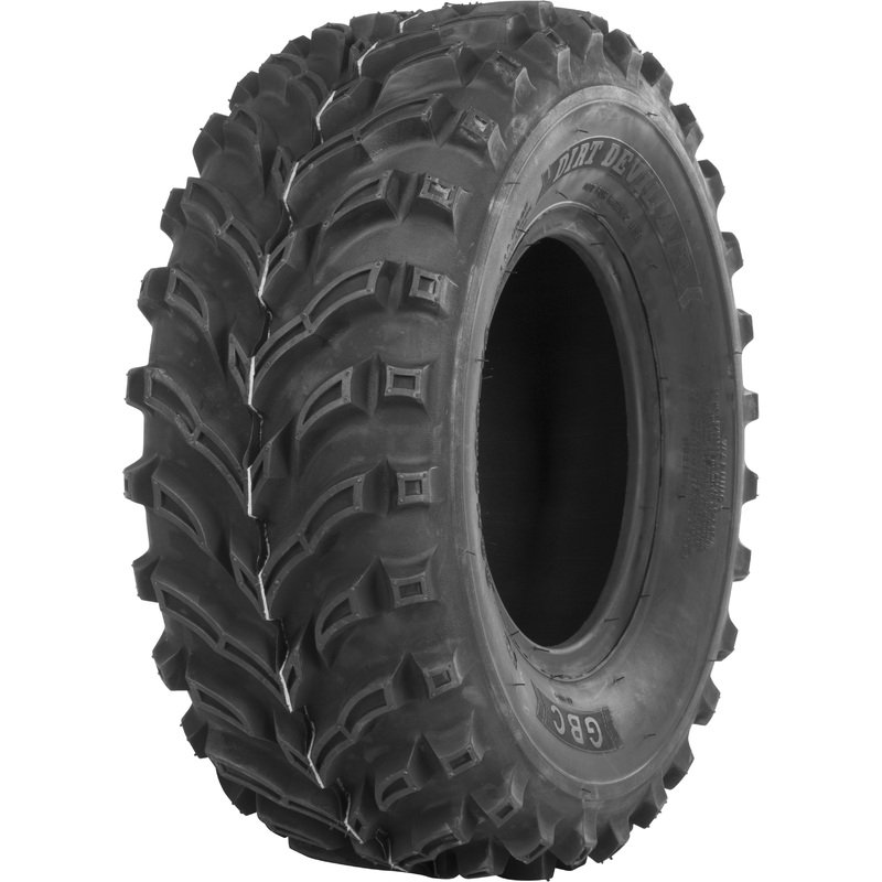 Tire Dirt Devil A/T Rear 25×10 12 Bias Lr420lbs