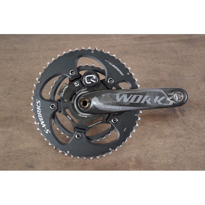 172.5mm 53/38T BB30 Specialized S-WORKS Quarq Power Meter Carbon Crankset