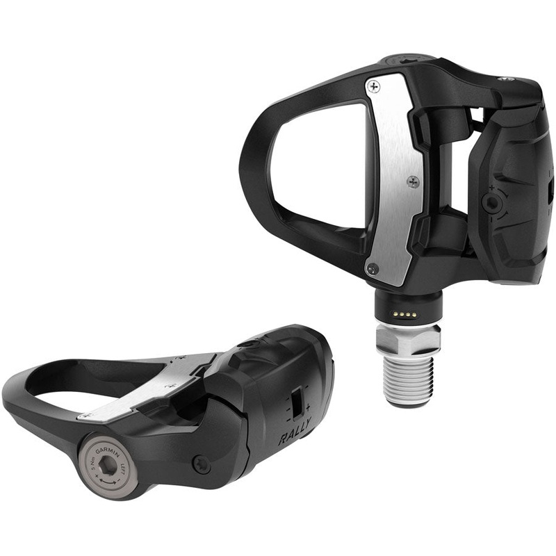 Garmin Rally RK210 Power Meter Pedals – Single Sided Clipless, Composite, 9/16″, Black, Pair, Dual-Sensing, LOOK KEO