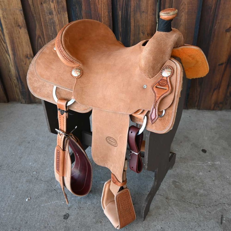 16″ TESKEY’S TEAM ROPING SADDLE