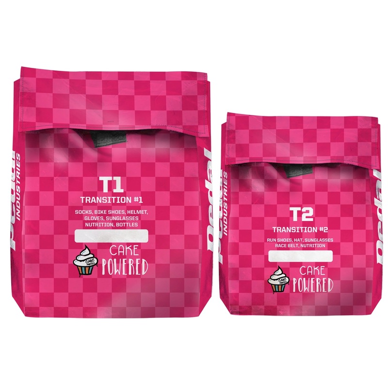 Cake Powered 2025 Triathlon Transition Bags