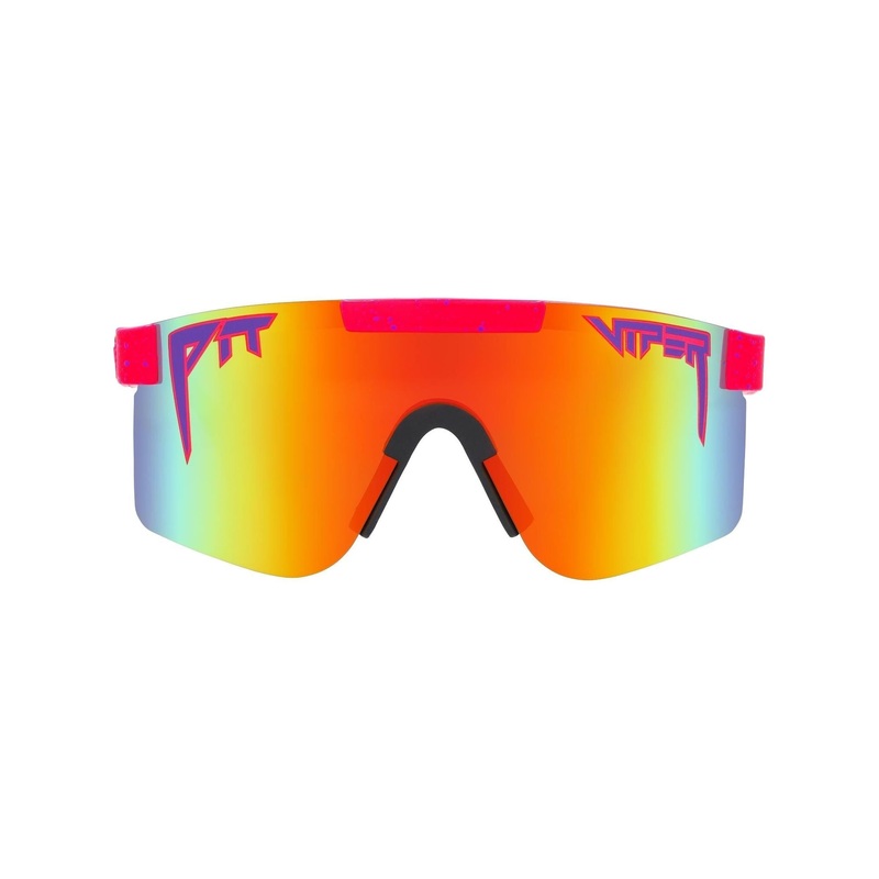 Pit Viper Original Sunglasses – The Radical – Pink – Mirror Polarized Lens