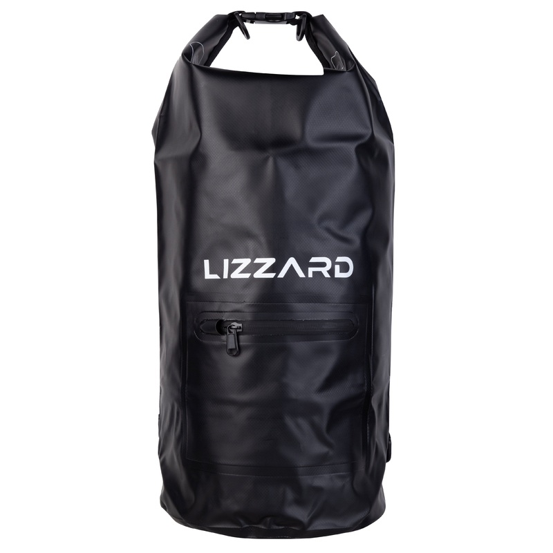 BONE DRY WATERPROOF STORAGE BAG WITH FRONT ZIP Black 20Lt