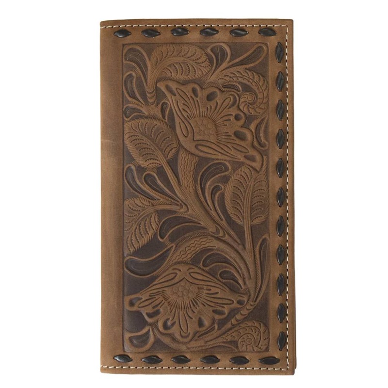 Nocona Floral Buck Lace Rodeo Wallet