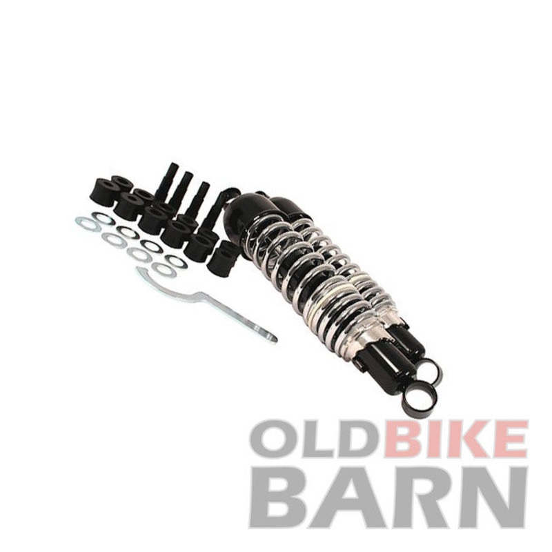 12 3/4″ (325mm) Eye to Eye Black Shocks