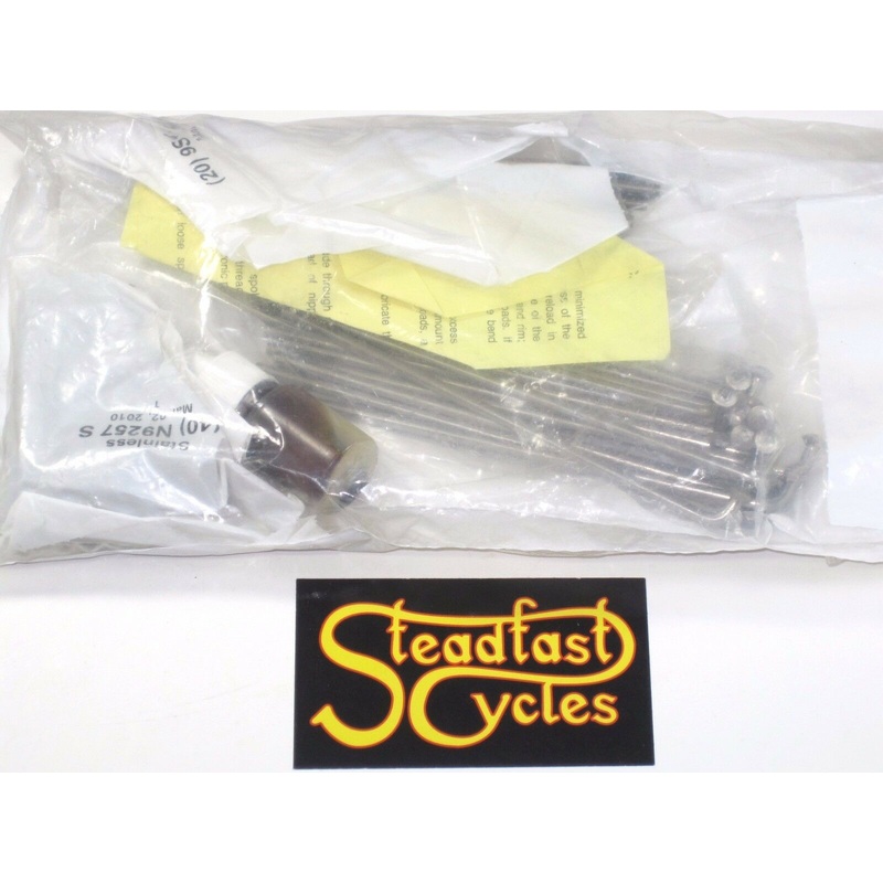 BSA A65 Spitfire & DBD GS Front drum wheel spokes 19″ 190MM racing hub * !