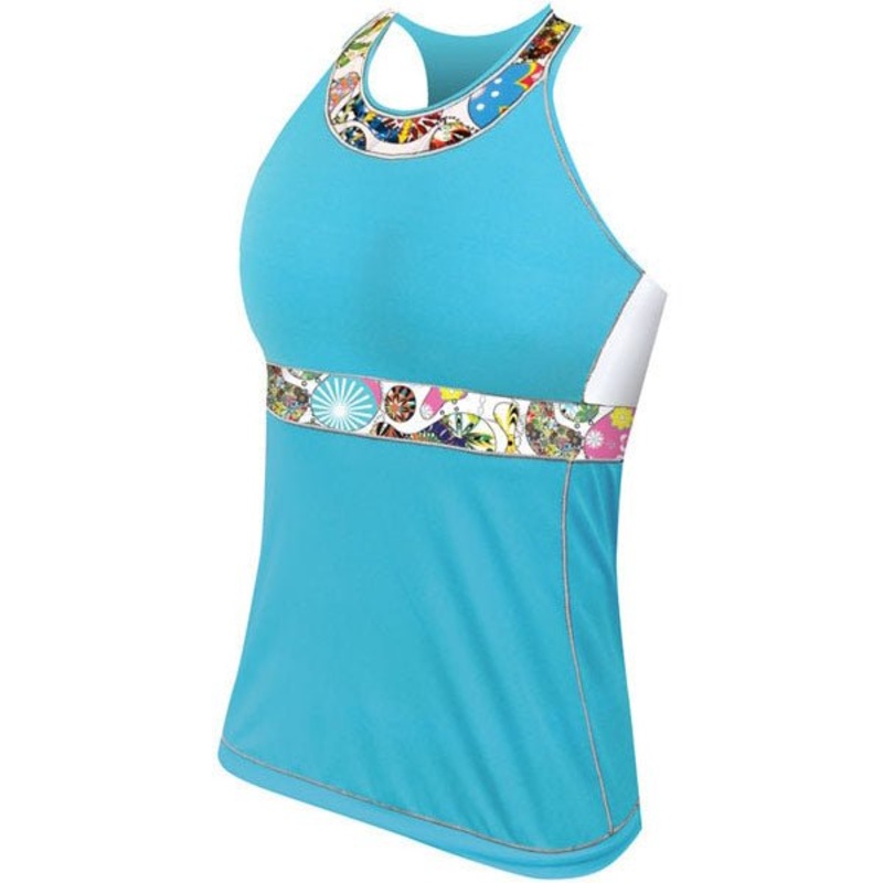 De Soto Carrera Loose Fit Tri Top Pink