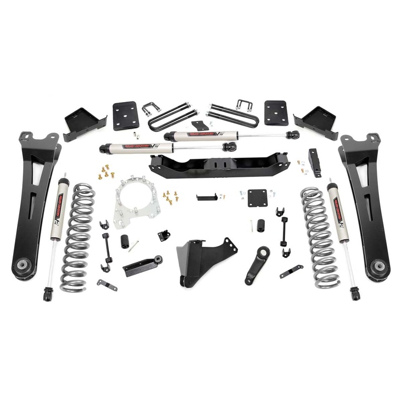Rough Country | 6 Inch Lift Kit | Radius Arm | No OVLD | V2 | Ford F-250/F-350 Super Duty (17-22) | 55870