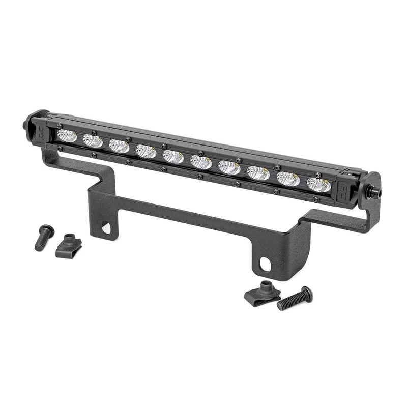 Rough Country | LED Light Kit | Bumper Mount | 10″ Black Slimline | Honda Pioneer 1000  | 92001