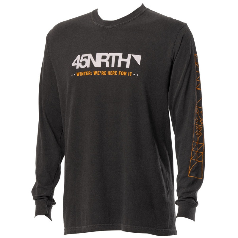 45NRTH Winter Were Here For It Long Sleeve T-Shirt – Unisex Grey 3X-Large
