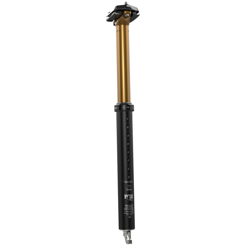 FOX Transfer Factory Dropper Seatpost – 34.9 mm, 120 mm, Internal Routing, Kashima Coat