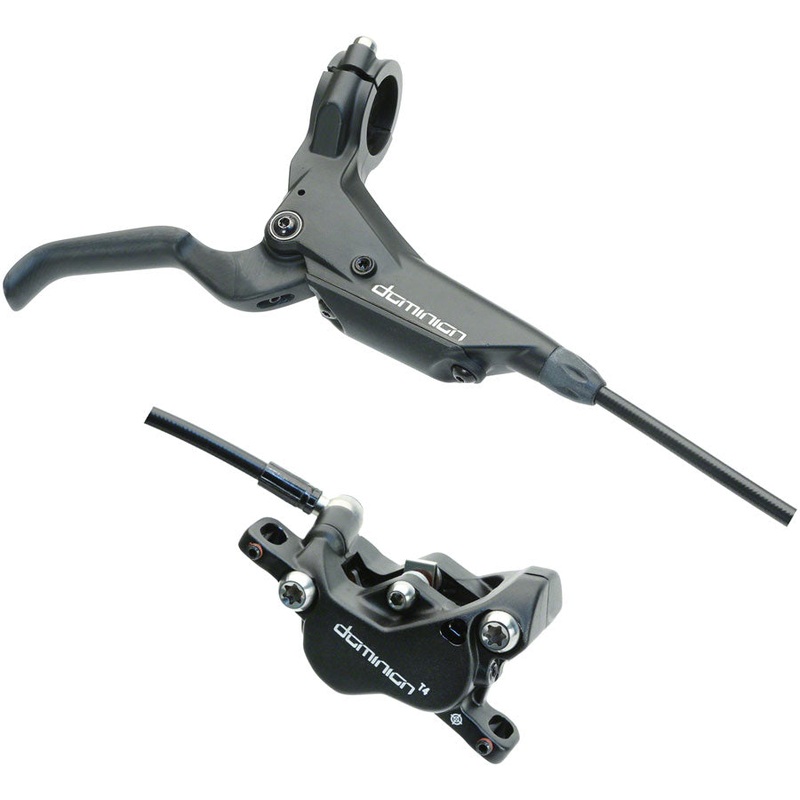 Hayes Dominion T4 Disc Brake and Lever – Rear, Hydraulic, Post Mount, Black