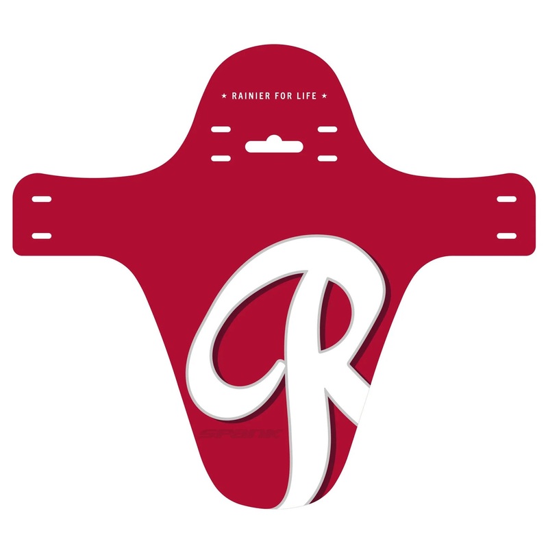 Spank Mud Fender Rainier Beer Red