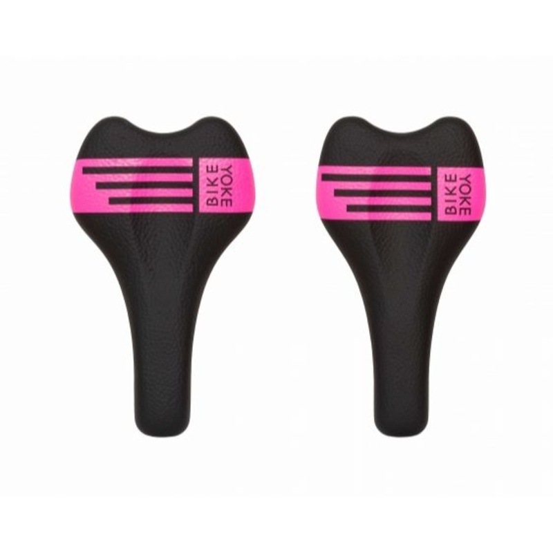 Bikeyoke Sagma Carbon Saddle – Pink – Carbon Fibre – 130mm