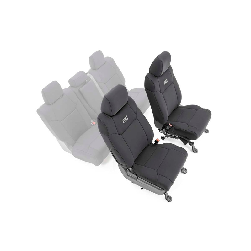 Rough Country | Seat Covers | Front W/ Console Cover | Toyota Tundra 2WD/4WD (2014-2021) | 91026A