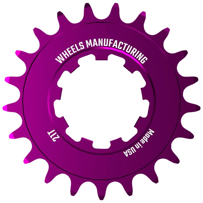 Wheels Manufacturing SOLO-SPEED Cog – 21t Fits SOLO-SPLINE SOLO-XD kits Purple
