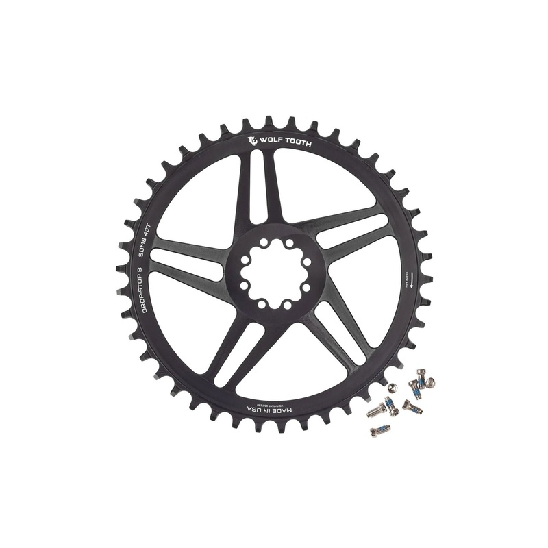 Wolf Tooth SRAM 8-Bolt Direct Mount Chainring Gravel/Road Drop-Stop B