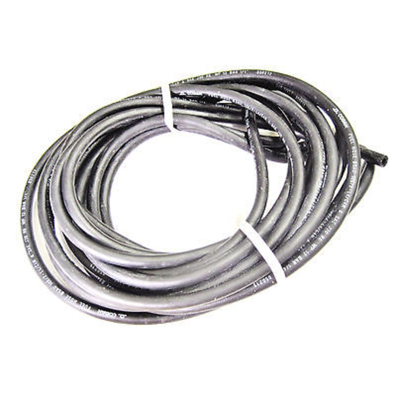 3′ piece Black Hose 1/4″ ID alcohol proof line motorcycle fuel oil gas tube *