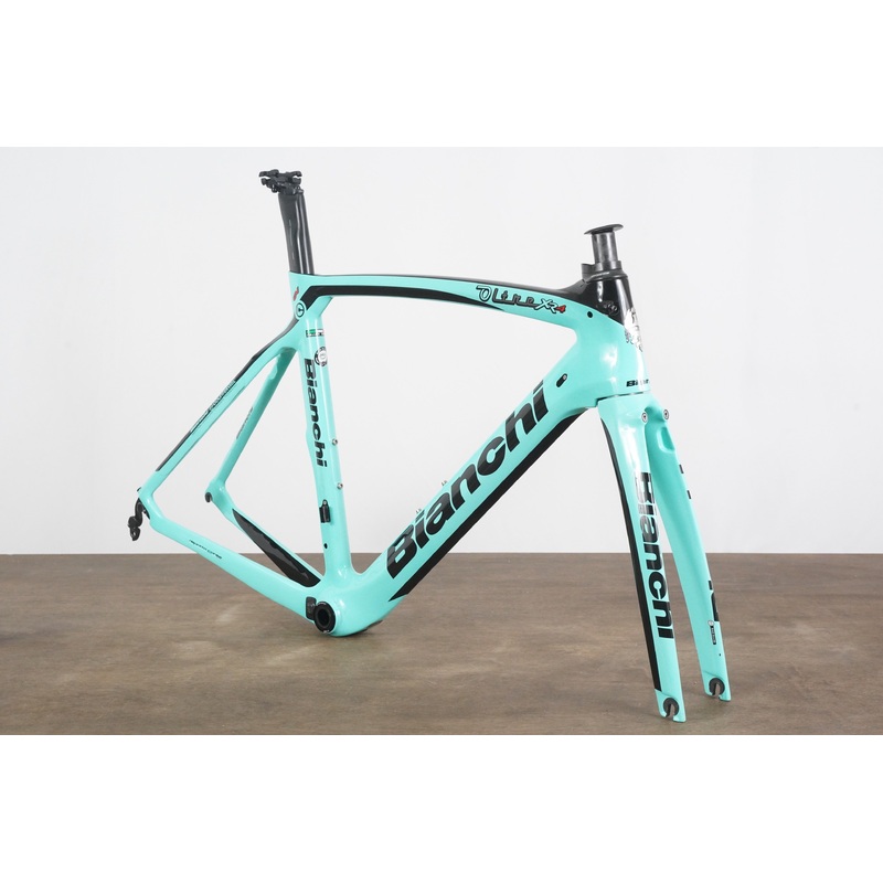 55cm Bianchi Oltre XR4 Carbon Aero Rim Brake Road Frameset