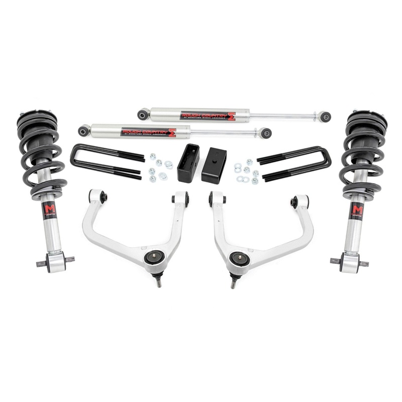 Rough Country | 3.5 Inch Lift Kit | M1 Struts/M1 | GMC Sierra 1500 2WD/4WD (2019-2025 & Classic) | 22640