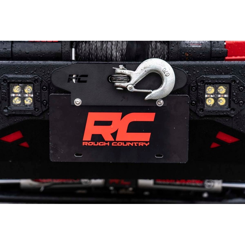 Rough Country | License Plate Mnt | Hawse | Quick Release | RS124