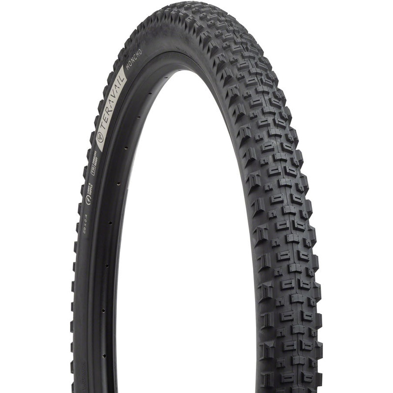 Teravail Honcho Tire – 29 x 2.4, Tubeless, Folding, Black, Durable, Grip Compound