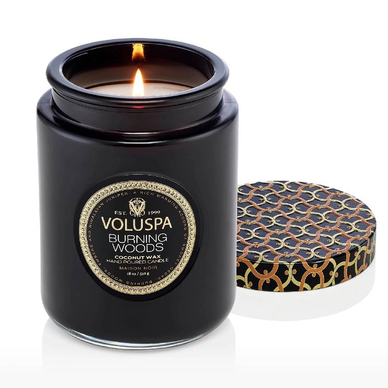 Voluspa Burning Woods Large Jar Candle
