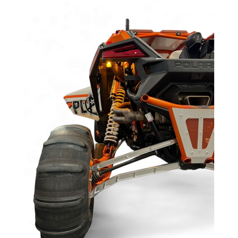 2022 to Current Polaris RZR Pro R, Pro S, Turbo R High Clearance Radius Rods in Clear Finish