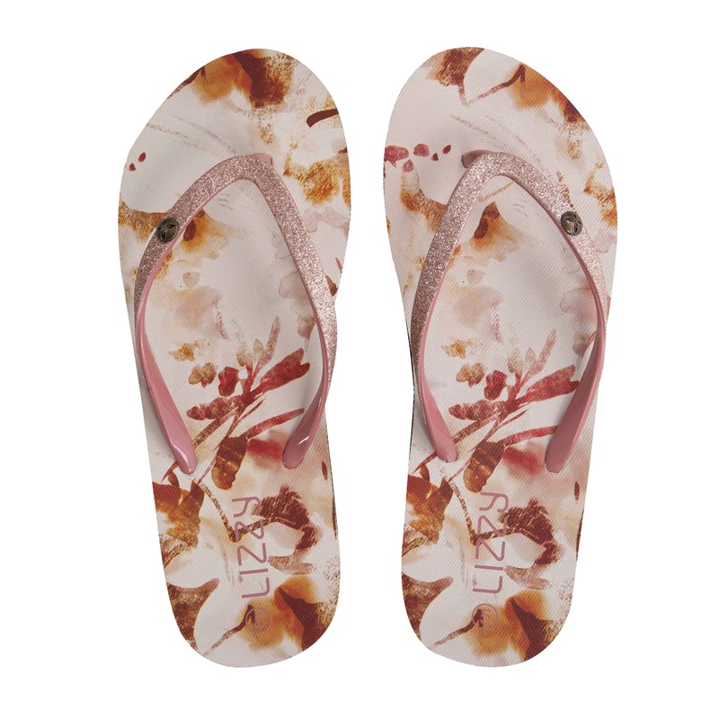 Flook Ladies Slops Pink multi
