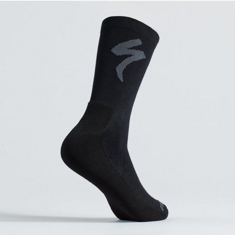 Primaloft Lightweight Tall Logo Socks Black