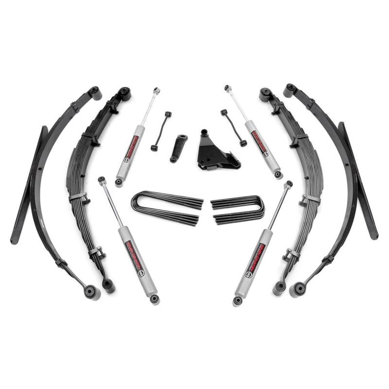 Rough Country | 6 Inch Lift Kit | Rear Springs | Ford F-250/F-350 Super Duty 4WD (1999) | 49230
